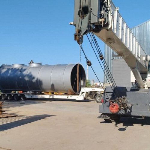 GRUA DE 55 TN MONTAJE